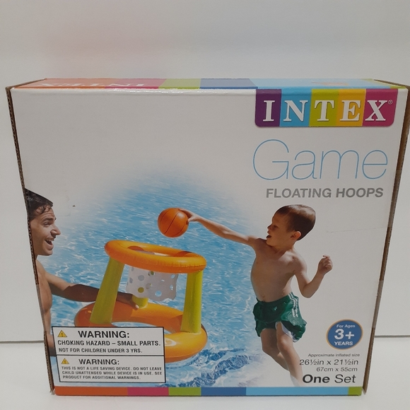 intex Toys Nwt Intex Game Floating Hoops Poshmark
